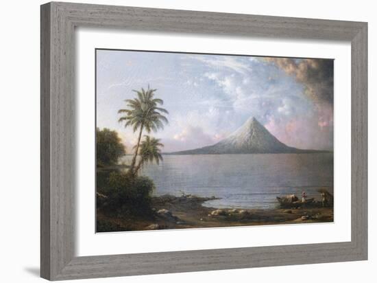 Omotepe Volcano, Nicaragua, 1867-Martin Johnson Heade-Framed Giclee Print