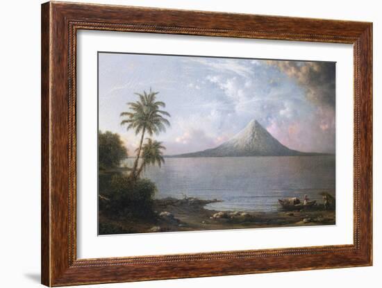 Omotepe Volcano, Nicaragua, 1867-Martin Johnson Heade-Framed Giclee Print