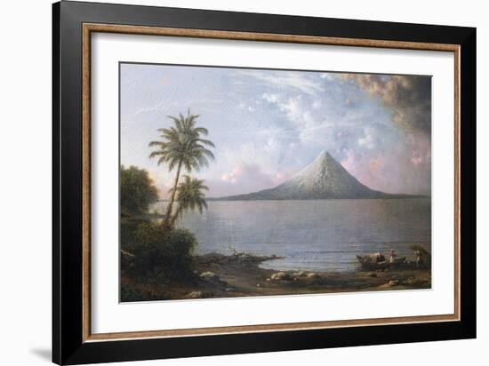 Omotepe Volcano, Nicaragua, 1867-Martin Johnson Heade-Framed Giclee Print