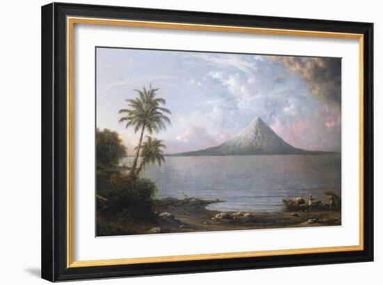 Omotepe Volcano, Nicaragua, 1867-Martin Johnson Heade-Framed Giclee Print