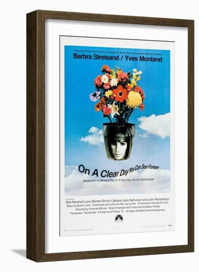 On a Clear Day You Can See Forever-null-Framed Premium Giclee Print