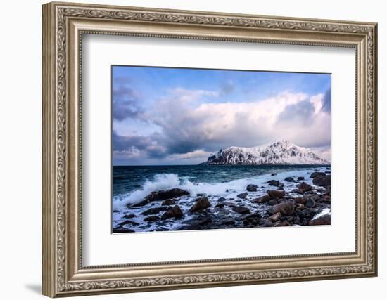 On a Cold Winter'S Day in Norway-Philippe Sainte-Laudy-Framed Photographic Print