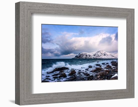 On a Cold Winter'S Day in Norway-Philippe Sainte-Laudy-Framed Photographic Print