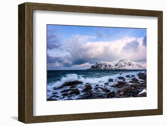 On a Cold Winter'S Day in Norway-Philippe Sainte-Laudy-Framed Photographic Print