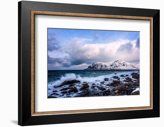 On a Cold Winter'S Day in Norway-Philippe Sainte-Laudy-Framed Photographic Print