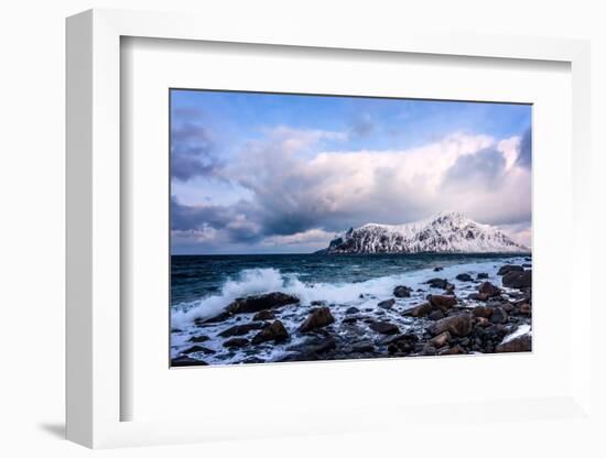 On a Cold Winter'S Day in Norway-Philippe Sainte-Laudy-Framed Photographic Print