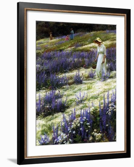 On a Hill, 1914-Charles Courtney Curran-Framed Giclee Print