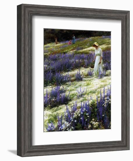 On a Hill, 1914-Charles Courtney Curran-Framed Giclee Print