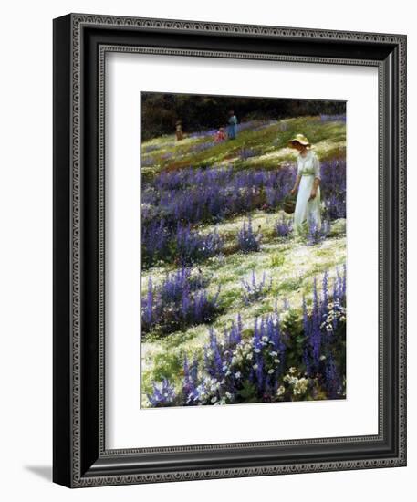 On a Hill, 1914-Charles Courtney Curran-Framed Giclee Print