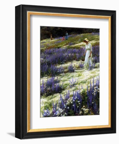 On a Hill, 1914-Charles Courtney Curran-Framed Giclee Print