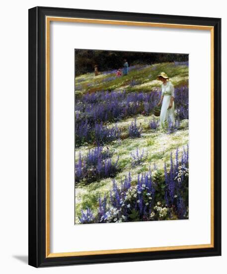 On a Hill, 1914-Charles Courtney Curran-Framed Giclee Print