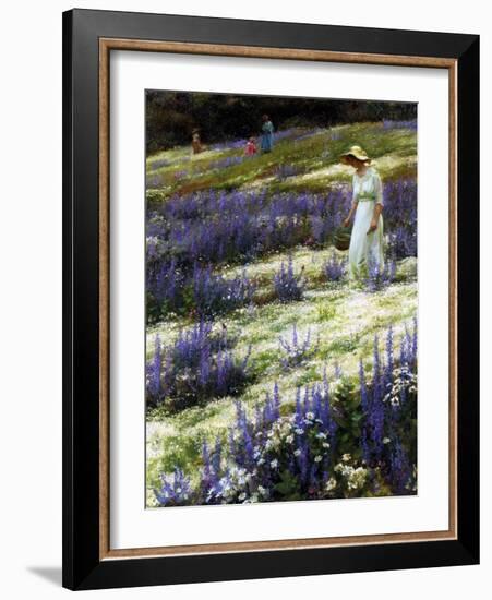 On a Hill, 1914-Charles Courtney Curran-Framed Giclee Print