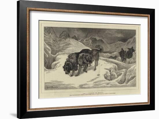 On a Mission of Mercy-Basil Bradley-Framed Giclee Print