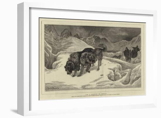 On a Mission of Mercy-Basil Bradley-Framed Giclee Print