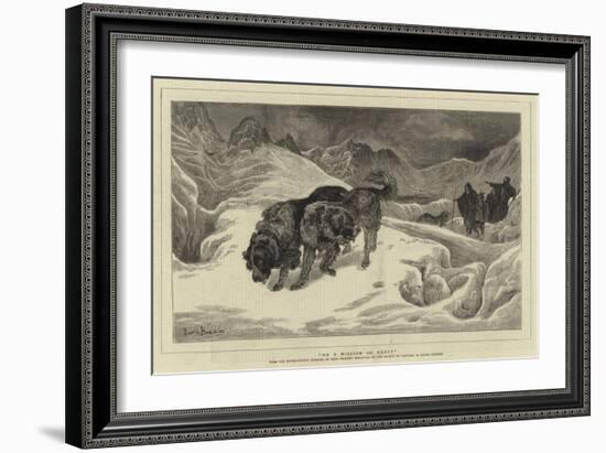 On a Mission of Mercy-Basil Bradley-Framed Giclee Print