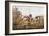 "On a Point," American Field Sports, c.1857-Currier & Ives-Framed Giclee Print