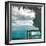 On a Teal Beach II-Jairo Rodriguez-Framed Photographic Print