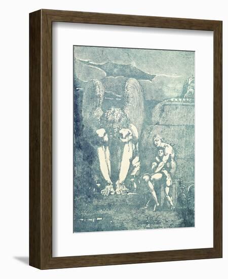 On Albion's Angels, Mid 1790S-William Blake-Framed Giclee Print