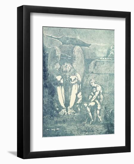 On Albion's Angels, Mid 1790S-William Blake-Framed Giclee Print