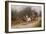 On an Open Road (Oil on Canvas)-George Wright-Framed Giclee Print