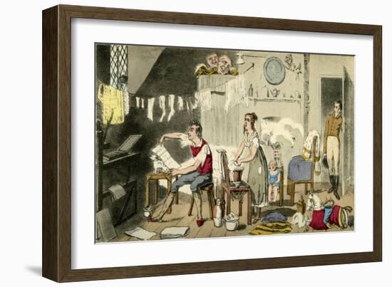 On and Off the Stage-Theodore Lane-Framed Giclee Print