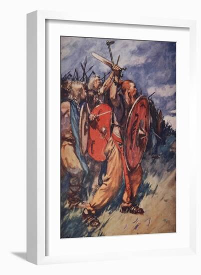 On and on They Came-Arthur C. Michael-Framed Giclee Print