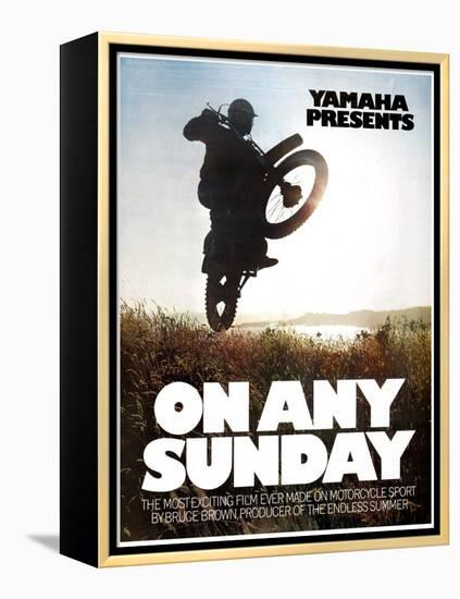 ON ANY SUNDAY, 1971.-null-Framed Stretched Canvas