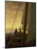 On Board a Sailing Ship, 1819-Caspar David Friedrich-Mounted Giclee Print