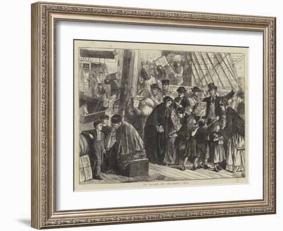 On Board an Emigrant Ship-Matthew White Ridley-Framed Giclee Print