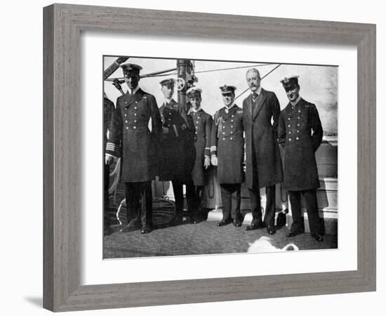 On Board the Royal Yacht Victoria and Albert Iii, Christiania (Osl), Norway, 1908-null-Framed Giclee Print