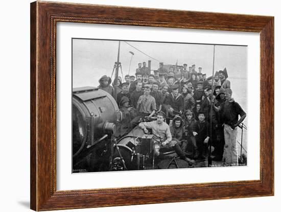 On Board the Torpedo-Boat Destroyer HMS 'Sturgeon, 1896-W Gregory-Framed Giclee Print