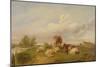 On Canterbury Meadows, 1861-Thomas Sidney Cooper-Mounted Giclee Print