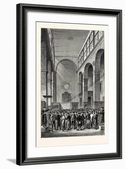 On Change 1800 London-null-Framed Giclee Print