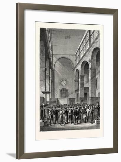 On Change 1800 London-null-Framed Giclee Print