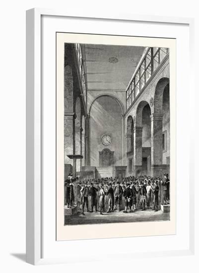 On Change 1800 London-null-Framed Giclee Print