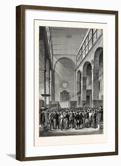 On Change 1800 London-null-Framed Giclee Print