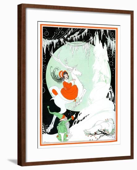 On Christmas Eve - Child Life-R. J. Appel-Framed Giclee Print