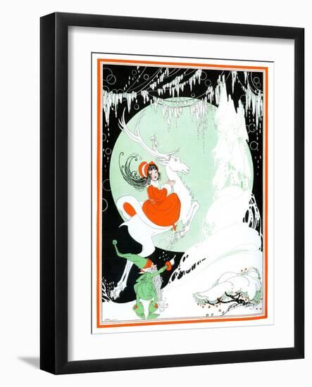 On Christmas Eve - Child Life-R. J. Appel-Framed Giclee Print