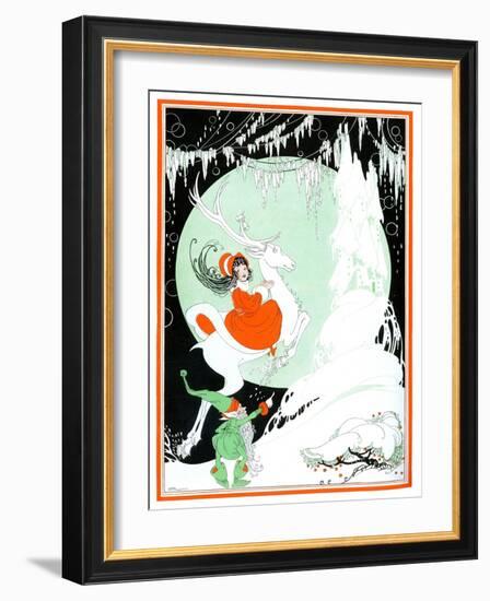 On Christmas Eve - Child Life-R. J. Appel-Framed Giclee Print