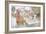 On Christmas Eve, the Huge Long Table in the Big Hall Is Absolutely Covered with the Food-Carl Larsson-Framed Giclee Print