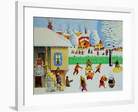 On Christmas Tree, 2006-Radi Nedelchev-Framed Giclee Print