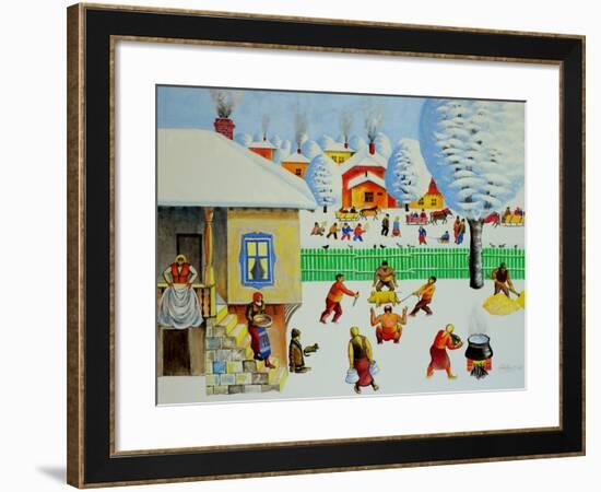 On Christmas Tree, 2006-Radi Nedelchev-Framed Giclee Print