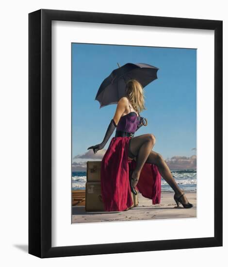 On Crescent Beach-Paul Kelley-Framed Art Print