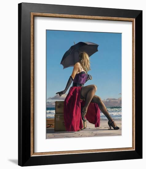 On Crescent Beach-Paul Kelley-Framed Art Print