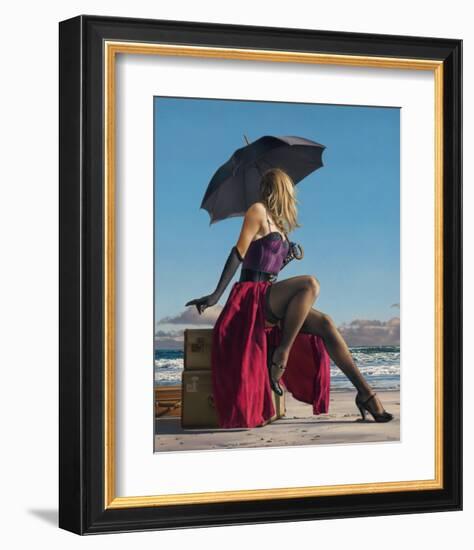 On Crescent Beach-Paul Kelley-Framed Art Print