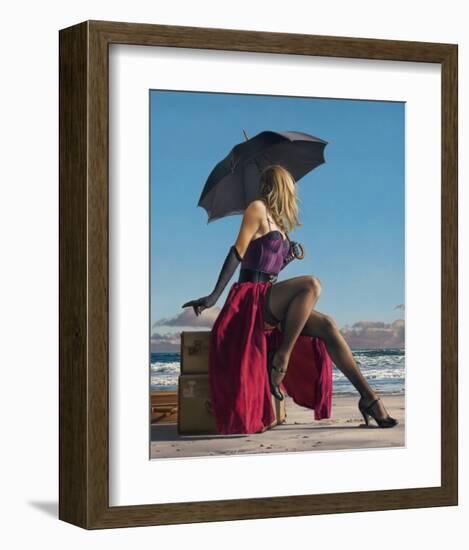 On Crescent Beach-Paul Kelley-Framed Art Print