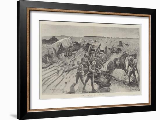 On Cronje's Heels-Henry Charles Seppings Wright-Framed Giclee Print