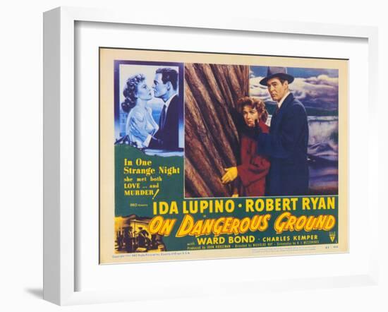 On Dangerous Ground, 1951-null-Framed Art Print