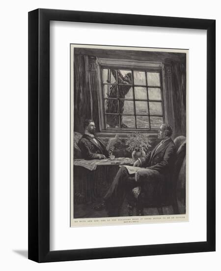On Duty and Off, One of the Occasions When it Seems Better to Be an Officer-Joseph Nash-Framed Giclee Print