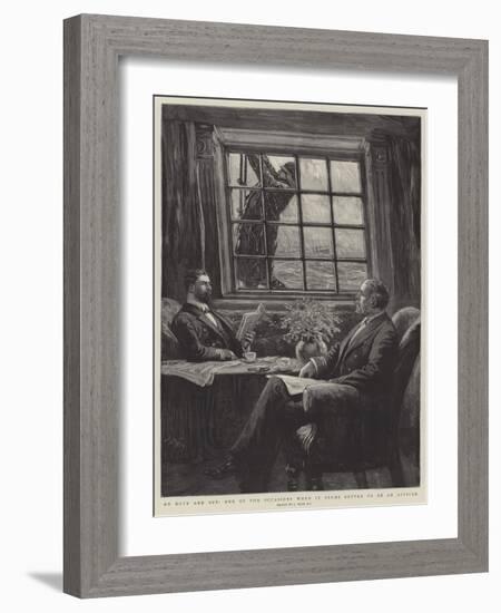 On Duty and Off, One of the Occasions When it Seems Better to Be an Officer-Joseph Nash-Framed Giclee Print